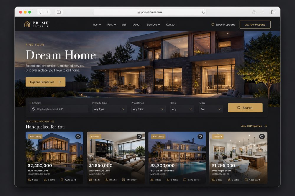 Prime Estates — Inmobiliaria